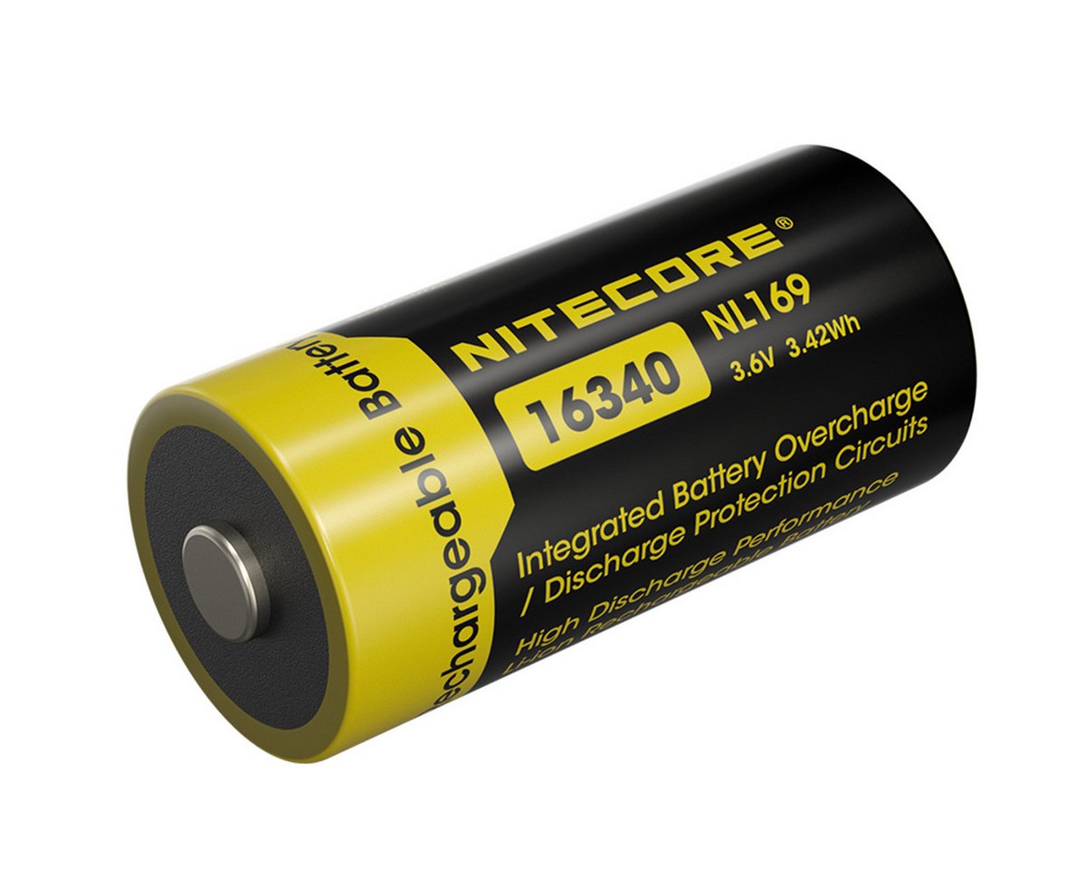 Nitecore NL169 - 16340 Li-Ion Akku 950mAh mit 2A Akku von Nitecore