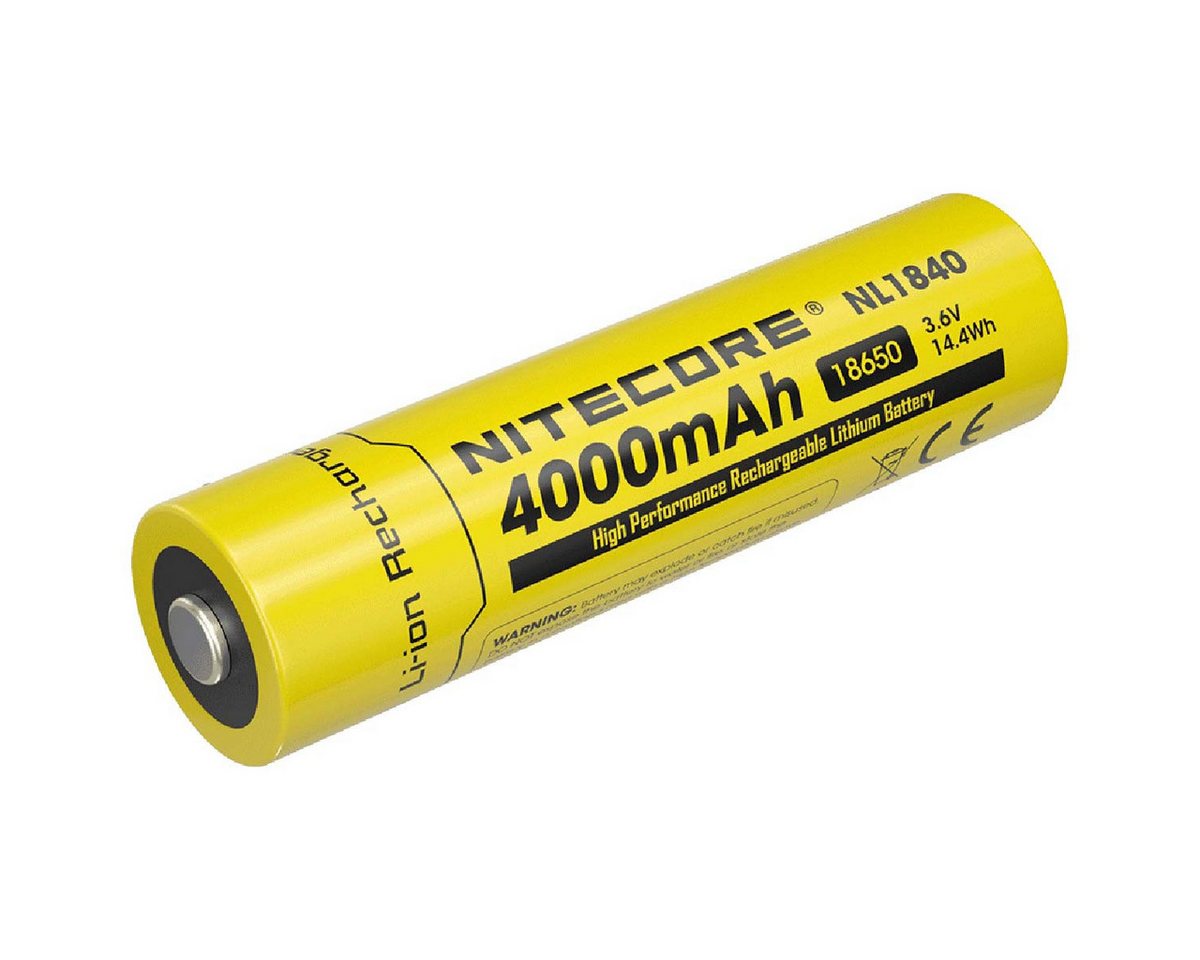 Nitecore NL1840 18650 - Li-Ion Akku 4000mAh bis 5A Akku von Nitecore