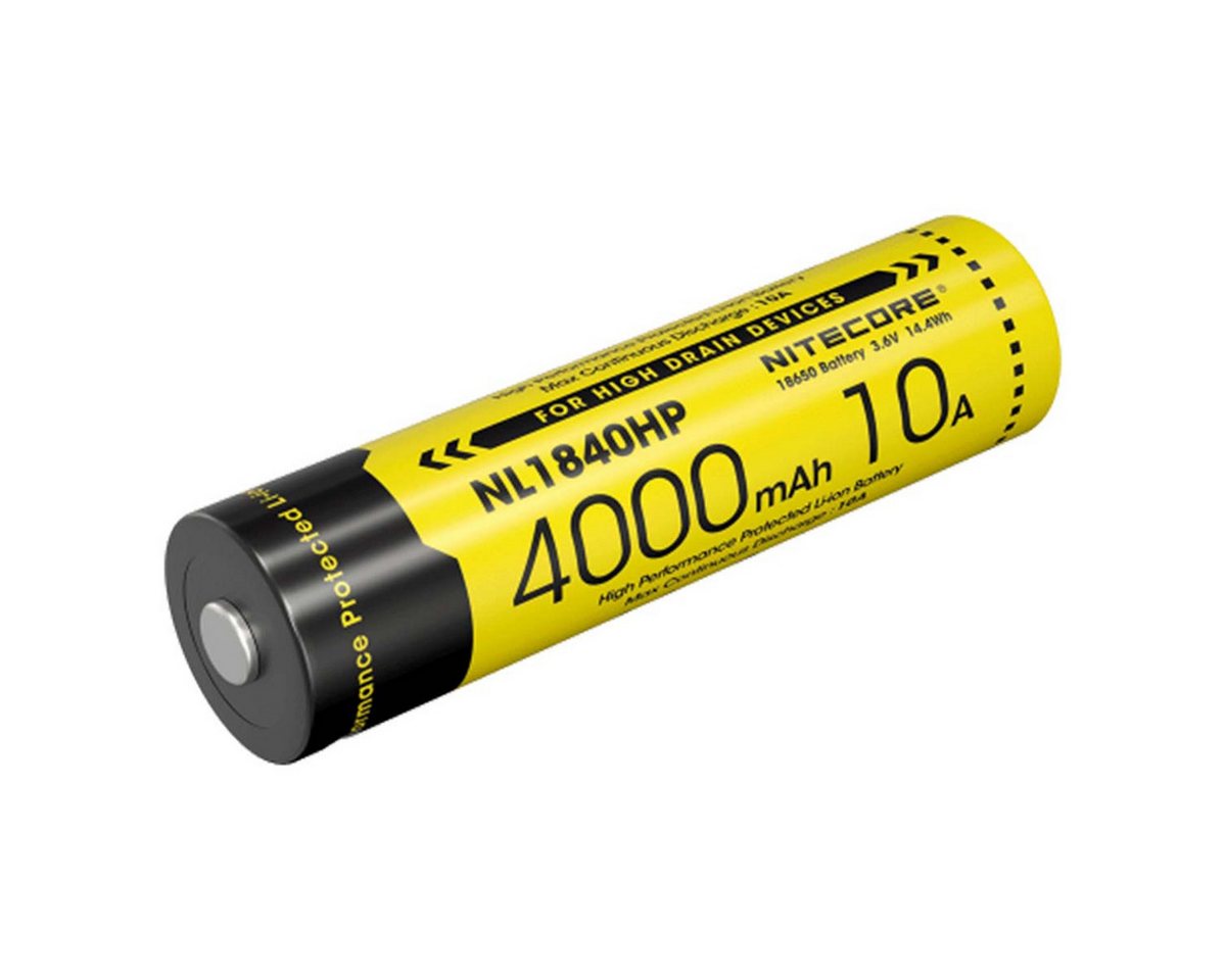 Nitecore NL1840HP 18650 - Li-Ion Akku 4000mAh bis 10A Akku von Nitecore