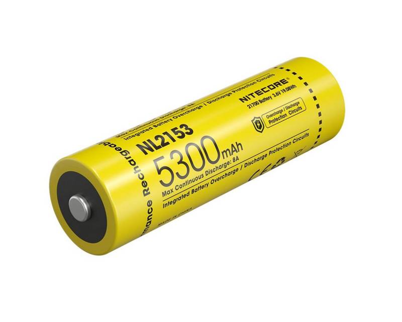 Nitecore NL2153 21700 Li-Ion Akku 3,6V 5300mAh Akku von Nitecore
