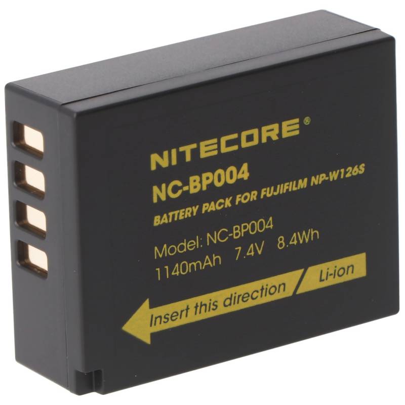 Nitecore NP-W126S Kamera Akku für Fujifilm von Nitecore
