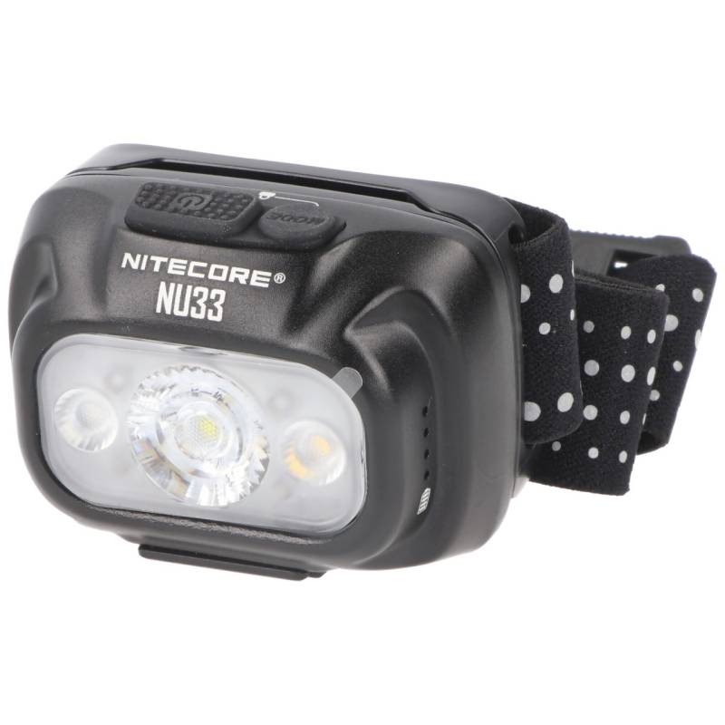 Nitecore NU33 Stirnlampe, wiederaufladbare USB-C Kopflampe mit 3 Lichtquellen, 700 Lumen von Nitecore