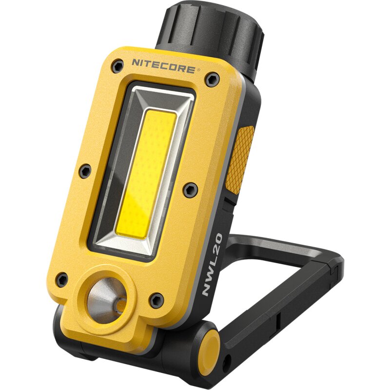 Nitecore NWL20 LED-Arbeitsleuchte + Li-ion Akku 21700 von Nitecore