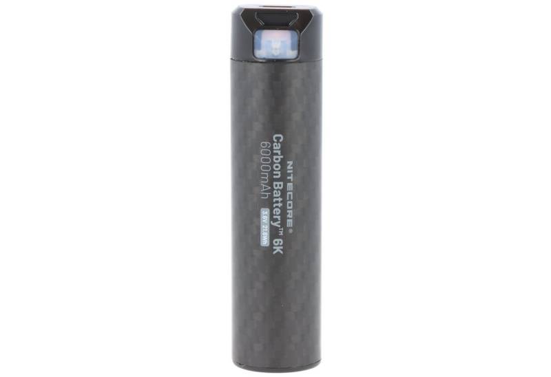 Nitecore Nitecore Carbon Battery 6K, Powerbank CB6K mit 6000mAh Kapazität, ult Akku 6000 mAh (3,6 V) von Nitecore
