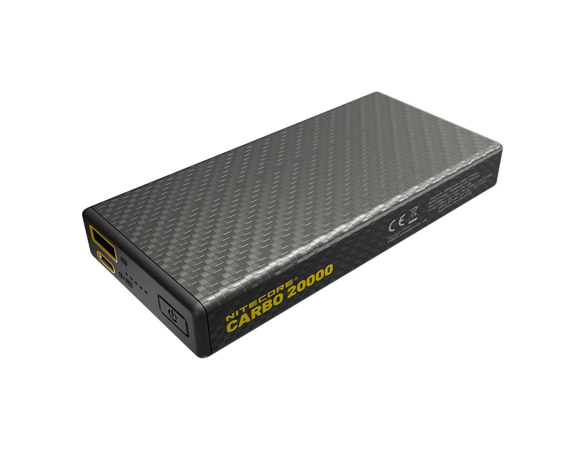Nitecore Nitecore Powerbank CARBO20000 mit 20.000mAh, Kohlefaser-Gehäuse, extr Akku Nitecore Nitecore Powerbank CARBO20000 mit 20.000mAh, Kohlefaser-Gehäuse, extr Akku von Nitecore
