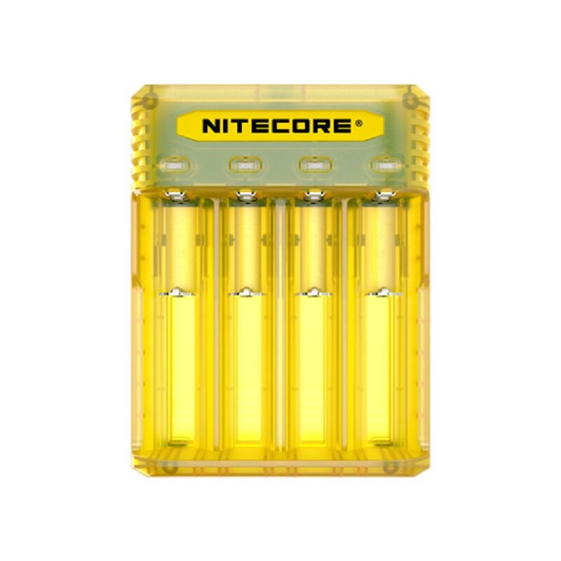 Nitecore Q4 4-Schacht-Ladegerät gelb von Nitecore