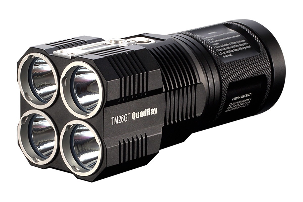 Nitecore TM26GT Quad Ray LED Taschenlampe 4 x CREE XP-L Hi 3500 Lumen 704 m Leuchtweite Nitecore TM26GT Quad Ray LED Taschenlampe 4 x CREE XP-L Hi 3500 Lumen 704 m Leuchtweite von Nitecore