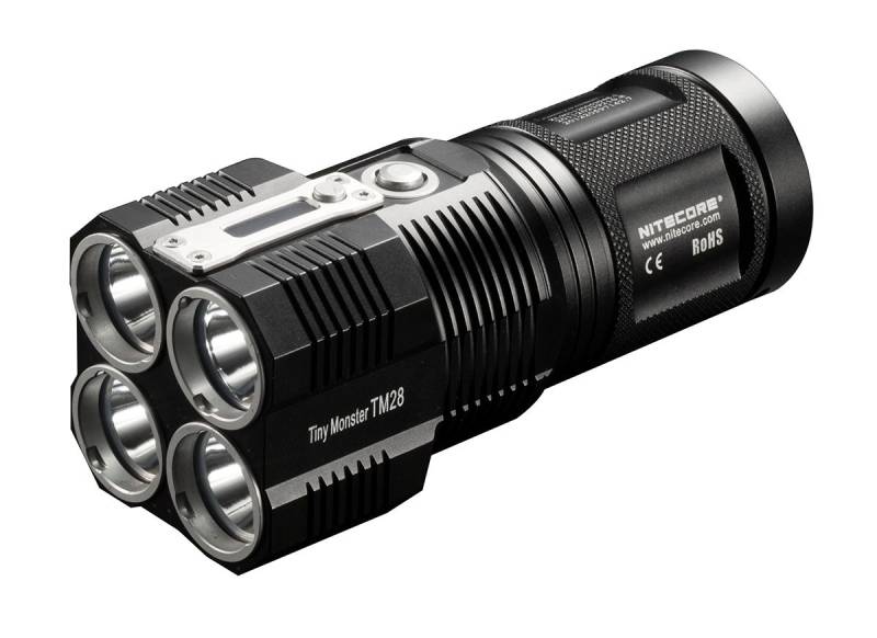 Nitecore TM28 LED Taschenlampe 4 x CREE XHP35 HI 6000 Lumen 655 m Leuchtweite von Nitecore
