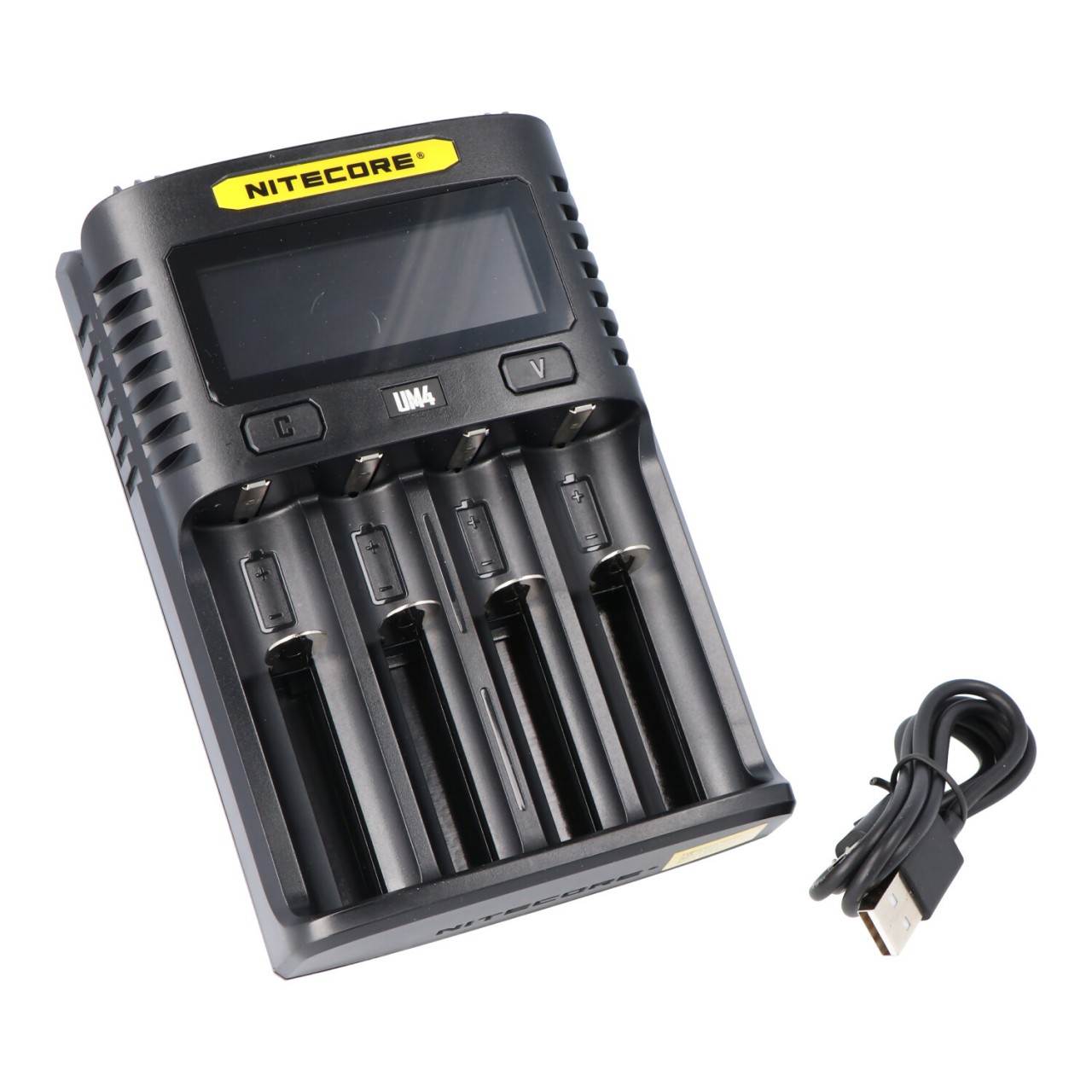 Nitecore UM4 USB-Ladegerät QC 2.0 kompatibel für Li-Ion Akkus Nitecore UM4 USB-Ladegerät QC 2.0 kompatibel für Li-Ion Akkus von Nitecore