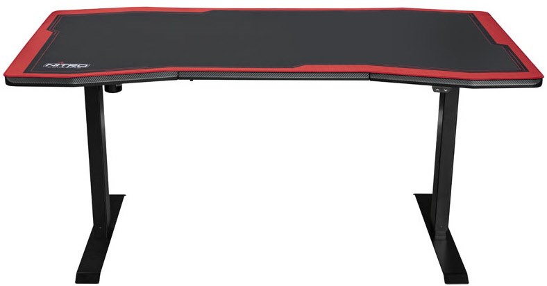 D16E Gaming Desk elektrisch höhenverstellbar carbon red von Nitro Concepts
