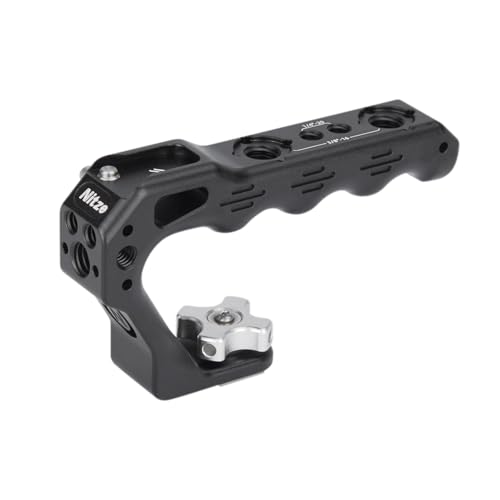 Nitze Cold Shoe TOP Handle, Mini Handle Grip mit Cold Shoe, Kamera Griff für Camera Cage, Universal Video Rig, DSLR Kamera Kamerakäfig (Lil Stinger II Handle) -PA28M-D3 von Nitze
