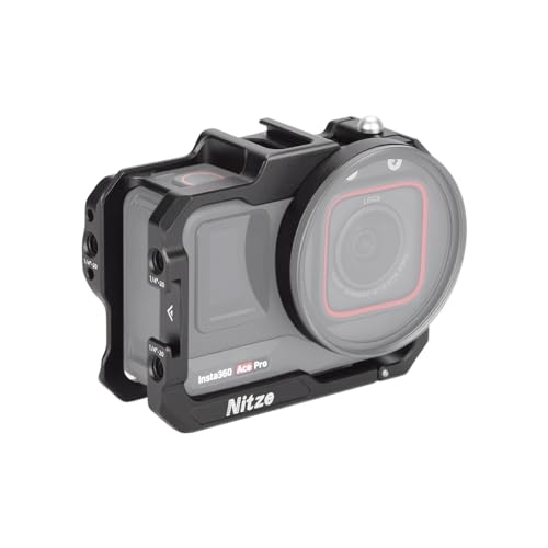 Nitze Käfig für Insta360 Ace Pro/Ace, Action-Kamera Cage mit 52mm Filter-Adapterring - T-IN02A Nitze Käfig für Insta360 Ace Pro/Ace, Action-Kamera Cage mit 52mm Filter-Adapterring - T-IN02A von Nitze