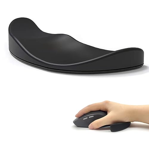 Niuhong Handballenauflage Tastatur Weiche Silikon Handgelenkpolster Rutschfester Wrist Rest Handauflage Schreibtisch Komfortables Tippen Unterstützung Büroarbeit Gaming Lernen (Rechte Hand) von Niuhong