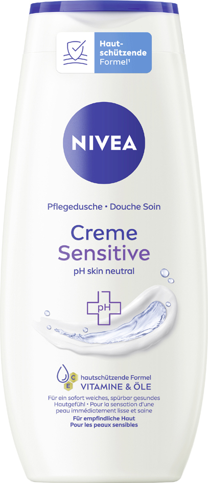 NIVEA Cremedusche Sensitive ph skin neutral, 250 ml Flasche NIVEA Cremedusche Sensitive ph skin neutral, 250 ml Flasche von Nivea