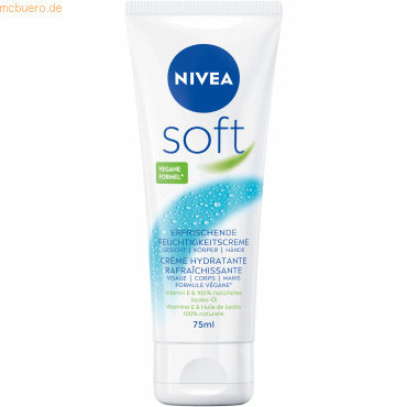 Nivea Feuchtigkeitscreme soft 89057 75ml Nivea Feuchtigkeitscreme soft 89057 75ml von Nivea