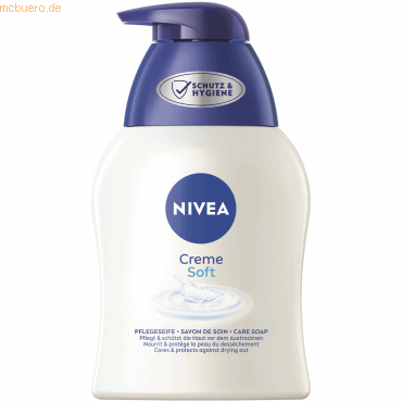 Nivea Flüssigseife Creme Soft 80700 250ml Nivea Flüssigseife Creme Soft 80700 250ml von Nivea