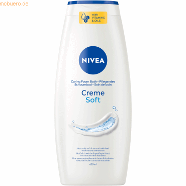 Nivea Schaumbad Creme Soft 80968 650ml Nivea Schaumbad Creme Soft 80968 650ml von Nivea