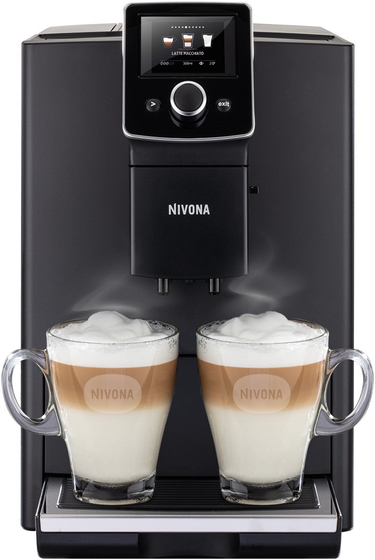 CafeRomatica NICR 820 Kaffee-Vollautomat mattschwarz/chrom von Nivona