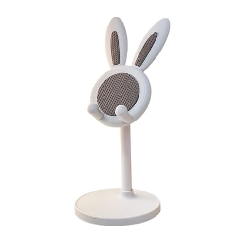 Handyständer Niedlicher Hase Weiß, Handy Halterung, Verstellbare Tisch Handy Ständer, Winkel Höhe einstellbar Tablet Halter kompatibel mit Smartphone und weitere 4-10 Zoll Geräte Handyständer Niedlicher Hase Weiß, Handy Halterung, Verstellbare Tisch Handy Ständer, Winkel Höhe einstellbar Tablet Halter kompatibel mit Smartphone und weitere 4-10 Zoll Geräte von Niwugady