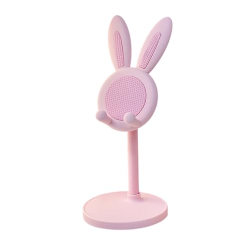Handyständer Verstellbare Rosa - Niedlicher Hase Handy Halterung - Verstellbare Tisch Handy Ständer - Winkel Höhe einstellbar Tablet Halter kompatibel mit Smartphone und weitere 4-10 Zoll Geräte Handyständer Verstellbare Rosa - Niedlicher Hase Handy Halterung - Verstellbare Tisch Handy Ständer - Winkel Höhe einstellbar Tablet Halter kompatibel mit Smartphone und weitere 4-10 Zoll Geräte von Niwugady