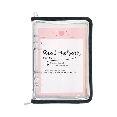 6 -Loch -Soft Cover Binder Notebook Shell - Abnehmbarer Wasserdichte Journal -Veranstalter | Organisieren Sie Mit Leichtigkeit Bindemittel Cover Protector Für Studenten, Meetings, Reisen, Flexibles Un 6 -Loch -Soft Cover Binder Notebook Shell - Abnehmbarer Wasserdichte Journal -Veranstalter | Organisieren Sie Mit Leichtigkeit Bindemittel Cover Protector Für Studenten, Meetings, Reisen, Flexibles Un von Nixiara