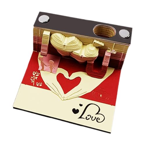 Nixiara 3D Papier-Gravur Notizen | Ablösbare Notizzettel ohne Rückstände | Gravurplaner Mehrzweck Vintage Design Notizblock für Büro Weihnachten Ostern Schreibtisch Nixiara 3D Papier-Gravur Notizen | Ablösbare Notizzettel ohne Rückstände | Gravurplaner Mehrzweck Vintage Design Notizblock für Büro Weihnachten Ostern Schreibtisch von Nixiara