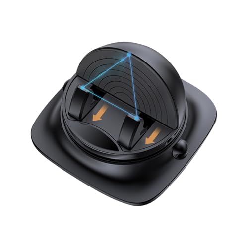 Nixiara Handyhalter Für Auto Armaturenbrett | Autohandyhalterung Mit Integrierter Kabelhalterung,rutschfeste Verstellbare Halterung Für Smartphones Tablets & Navigation von Nixiara