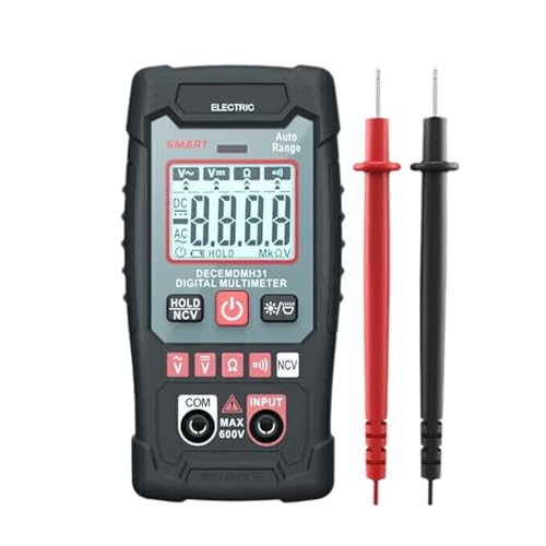 Nixiara Voltmeter Multimeter, Digital Multimeter - Hochvorbereitete Intelligent Tester - AC DC -Stromspannungsmesser, AMP, OHM, Diode, Kapazität, Frequenz, Widerstand für die Automobilreparatur Nixiara Voltmeter Multimeter, Digital Multimeter - Hochvorbereitete Intelligent Tester - AC DC -Stromspannungsmesser, AMP, OHM, Diode, Kapazität, Frequenz, Widerstand für die Automobilreparatur von Nixiara