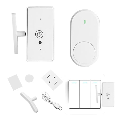 Smart -Taste Pusher - Clicker, Einfach Zu Verwenden Touch Robot | Wire Less -Tap -Assistent, WiFi -Finger -Tool Für Geräte -Stromdruck, Smart -Home -Automatisierung, Leichte Schalter, Garagentüren, He von Nixiara