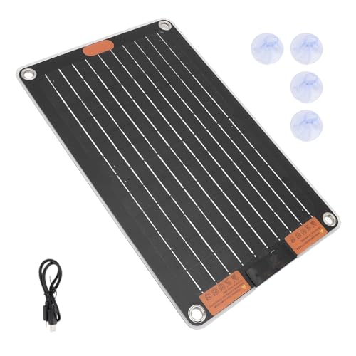 Tragbares Solarladegerät - 5 V/2A Solargenerator, Einfach Zu Bedienende Drahtlose Ladevorgänge | Multi-Device Power Bank Für Telefone, Tablets, Taschenlampen, Funkgeräte, Camping Im Freien, Reisen Für von Nixiara