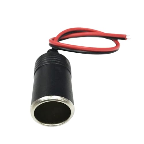Zigaretten Leichtere Verlängerungskabel - Netzstecker, DC -Adapter | Schwere 12 -V -24 -V -Buchse Mit Langem Kabel, Kfz -Steckdosen Für Reifeninflator, Kühlschrank, Luftpumpe, Reisegeräte von Nixiara