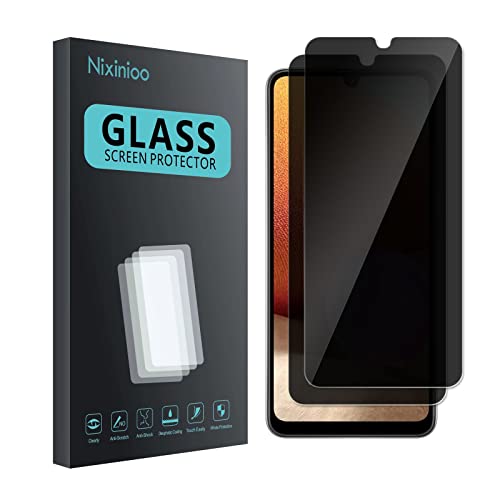 [2 Stück] Sichtschutz Schutzfolie für Samsung Galaxy A32 4G, Anti-Spy Schutzglas, Sichtschutzfolie, [Anti-Spion] [9H Härte] [Bläschenfrei] [Kratzfest] von Nixinioo