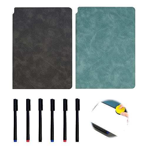 2 Pcs Klein Whiteboard A5 Tragbar Magnetisches White Board 24 X 16.5cm Memoboard Doppelseitiges Whiteboard Abwischbar Mit 3 Whiteboard Stifte 1 Schwamm Und 1 Whiteboard Tuch Für Büro, Schule, Zuhause von Nizirioo