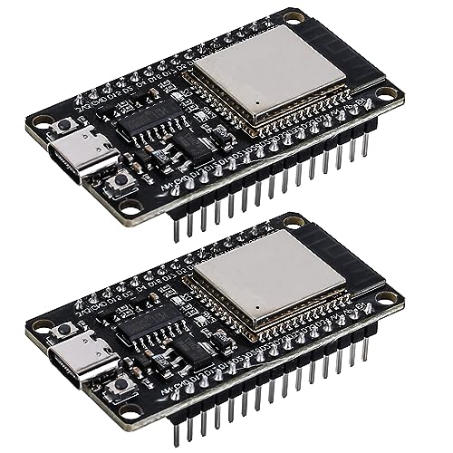 Nizirioo 2 Stücke ESP32 Typ C Development Board WLAN WiFi Bluetooth CH340 Chip ESP-WROOM-32 2.4 GHz Development Board von Nizirioo