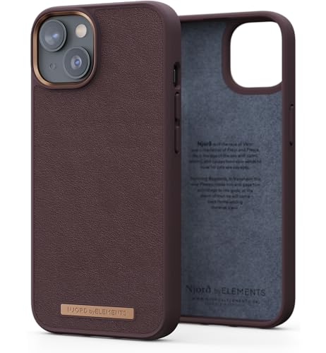 Genuine Leather CASE iPhone 14 (6.1) BROW von Njord Collections