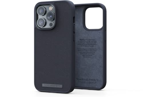 Njord Collections Echtes Leder Etui - Geeignet für iPhone 14 Pro - Schwarz von Njord Collections