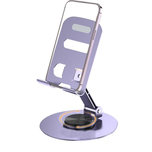 Nkmujil Drehbare Handyhalterung | Faltbarer Telefonständer | Telefonständer Aufnahme | Schlankes Design Halter, Drehtischständer, Ständer mit schlankem Design, Schreibtischständer für Aufnahmen und Nkmujil Drehbare Handyhalterung | Faltbarer Telefonständer | Telefonständer Aufnahme | Schlankes Design Halter, Drehtischständer, Ständer mit schlankem Design, Schreibtischständer für Aufnahmen und von Nkmujil