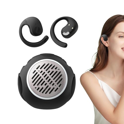 Nkmujil Kabellose Ohrstöpsel, tragbare kabellose Ohrhörer, lange Akkulaufzeit, komfortable In-Ear-Kopfhörer, multifunktional, für Arbeit und Freizeit von Nkmujil
