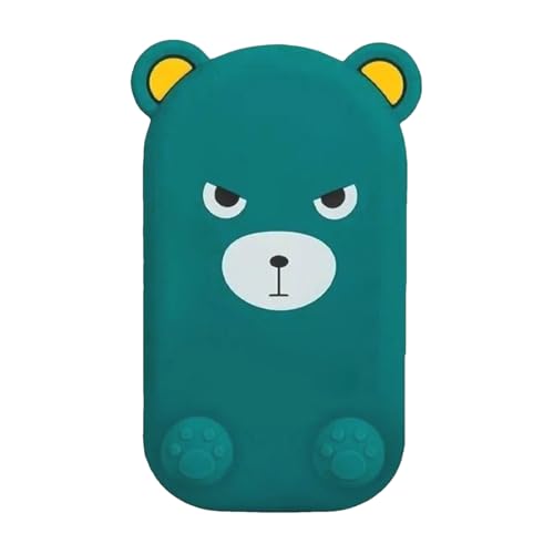 Nkmujil Schreibtisch-Handyhalterung, faltbarer Tablet-Ständer, höhenverstellbare mobile Wiege, niedlicher Cartoon-Bär-Dock, tragbarer Ständer für die meisten Smartphones, für Schlafzimmer von Nkmujil