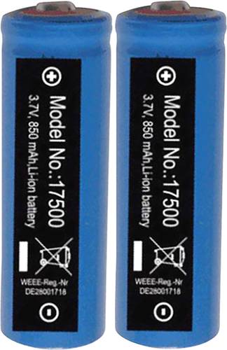 Modellbau-Akku-Einzelzelle Li-Ion 17500 3.7V 850 mAh von No Name P-L