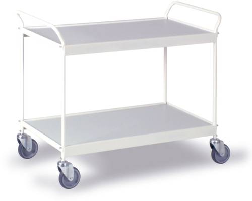 0302W Etagenwagen Stahl pulverbeschichtet Traglast (max.): 150kg Reinweiß (RAL 9010) von No Name