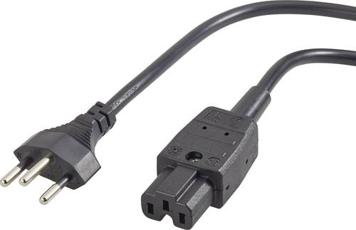 1008287 Heißgeräte Netzkabel Schwarz 2.00m 1008287 Heißgeräte Netzkabel Schwarz 2.00m von No Name