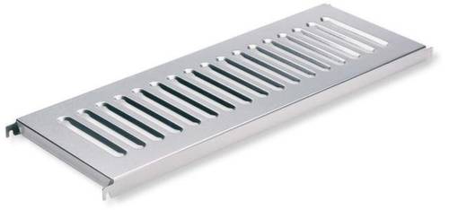 104223 Fachbodenregal-Grundmodul 150kg (B x H x T) 1000 x 1800 x 400mm Edelstahl Edelstahl Metallbod von No Name