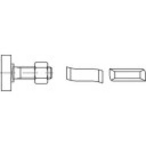 161481 Hammerkopfschrauben M16 40mm Stahl galvanisch verzinkt 50St. 161481 Hammerkopfschrauben M16 40mm Stahl galvanisch verzinkt 50St. von No Name
