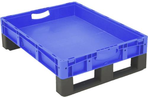 1658330 Stapelbehälter lebensmittelgeeignet (L x B x H) 800 x 600 x 220mm Blau 1St. von No Name