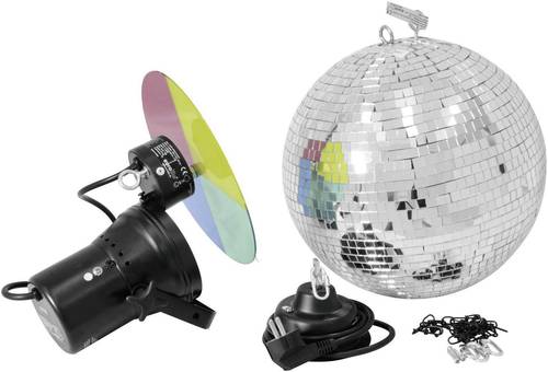 50101860 Halogen Discokugel-Set mit Motor, mit Farbwechselscheibe 30cm 50101860 Halogen Discokugel-Set mit Motor, mit Farbwechselscheibe 30cm von No Name