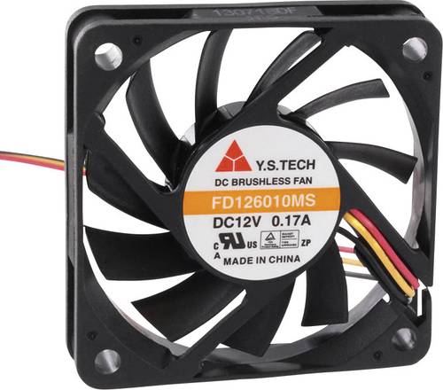 FD126010MS(1F5) Axiallüfter 12 V/DC 35.7 m³/h (L x B x H) 60 x 60 x 10mm von No Name
