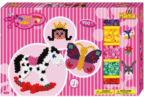 HAMA Bügelperlen Maxi - Gigantische Geschenkpackung pink - 2 Stiftplatten 8713 HAMA Bügelperlen Maxi - Gigantische Geschenkpackung pink - 2 Stiftplatten 8713 von No Name