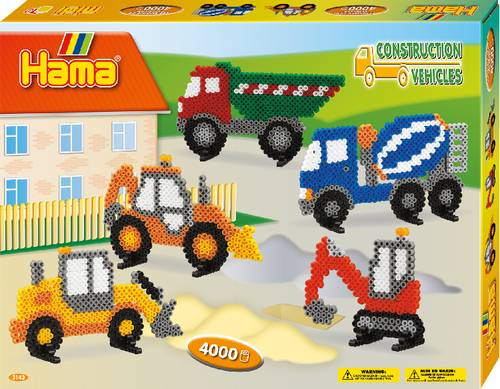 HAMA Bügelperlen Midi - Geschenkpackung Baufahrzeuge 3143 HAMA Bügelperlen Midi - Geschenkpackung Baufahrzeuge 3143 von No Name