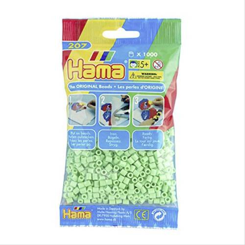 HAMA Bügelperlen Midi - Pastell Grün 1000 Perlen 207-47 HAMA Bügelperlen Midi - Pastell Grün 1000 Perlen 207-47 von No Name